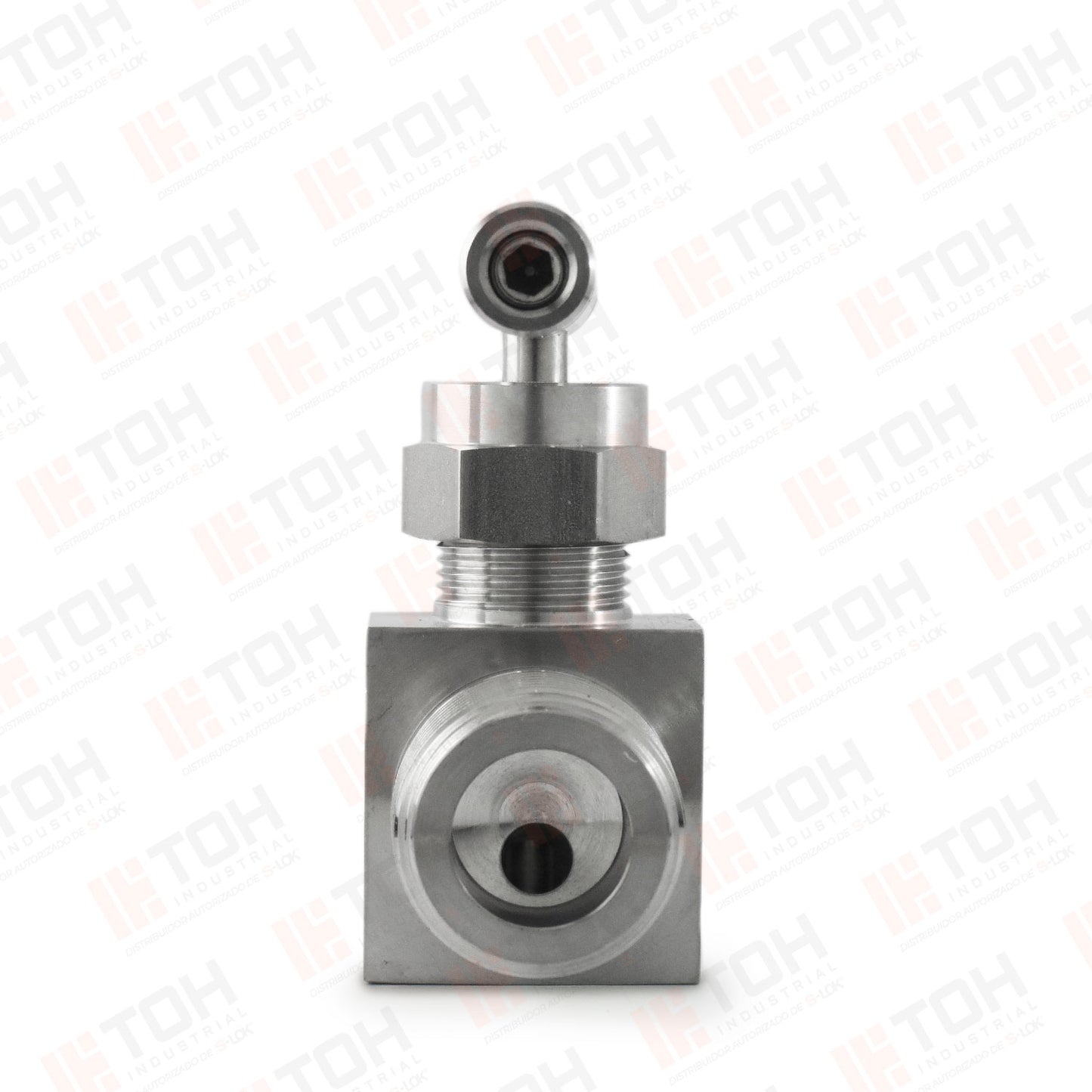 Válvula de Aguja 3/4" Macho x 1/2" Hembra Roscada NPT