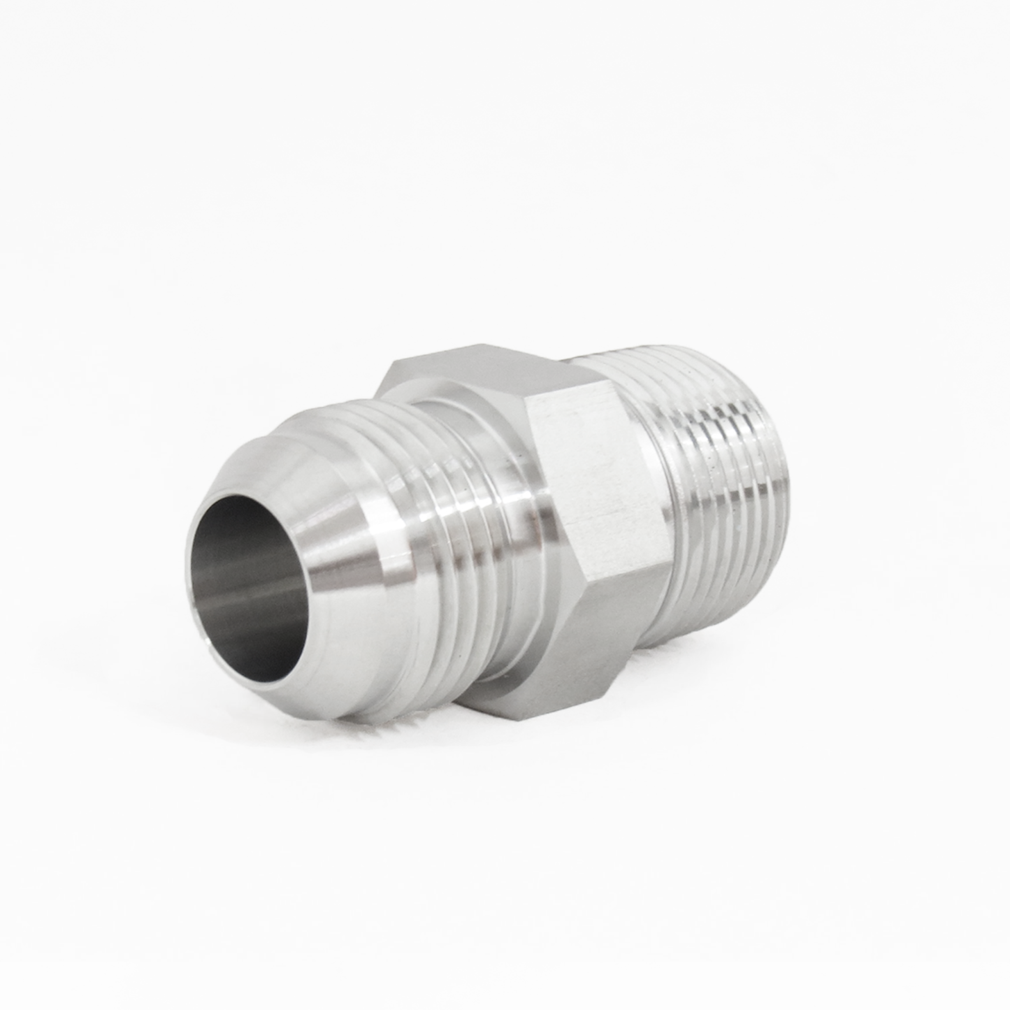 Adaptador Recto 3/4" Flared 37°- JIC (SAE J514) x 3/4" NPT Macho Roscado
