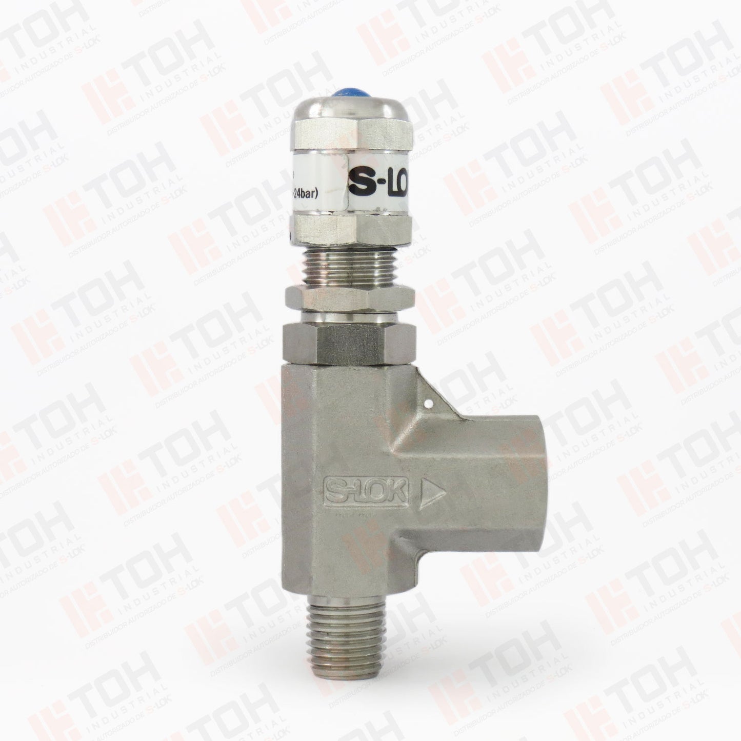 Válvula de Relevo (Alivio) en A Inox S316 1/4" Macho-Hembra NPT Roscada