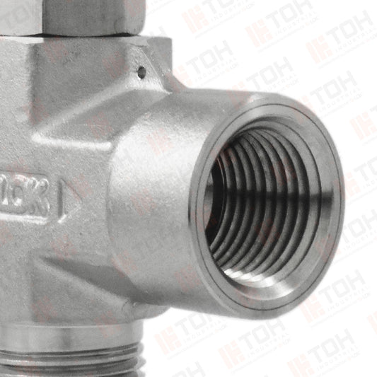 Válvula de Relevo (Alivio) 1/2" Macho-Hembra NPT Roscada