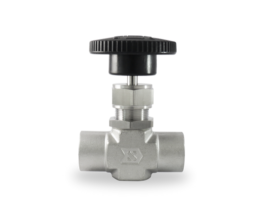 Válvula de Aguja Forjada A. Inox S316 1/2" Hembra Roscada NPT