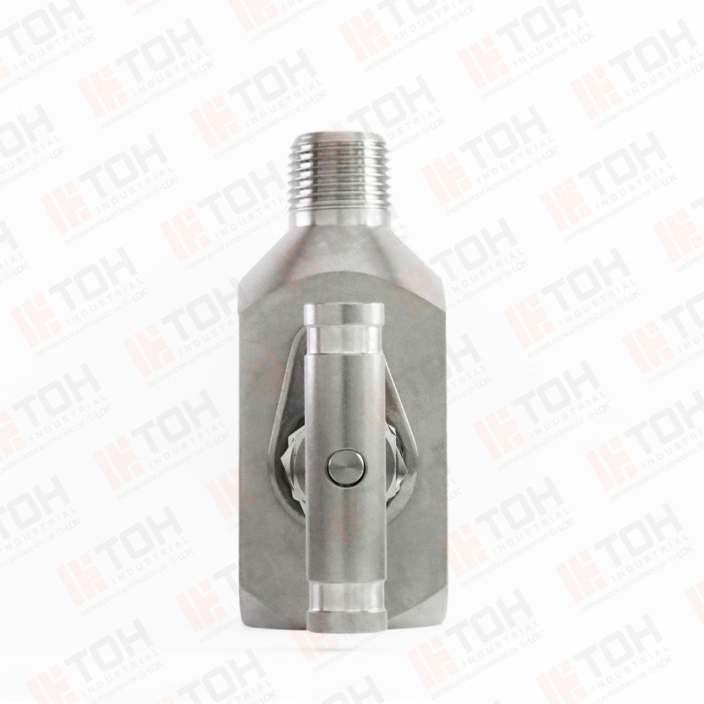 Manifold 2 vias de 3/8" Macho-Hembra roscada NPT