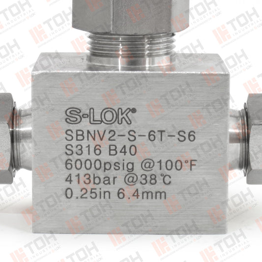 Válvula de Aguja 1/4" OD