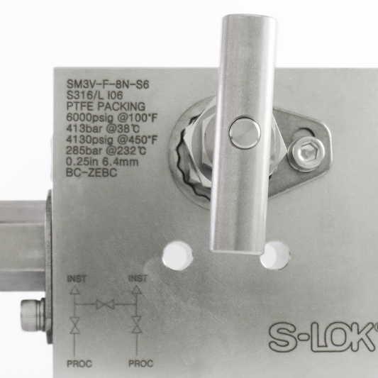 Manifold 3 vias tipo block montaje remoto 1/2" NPT Roscada hembra