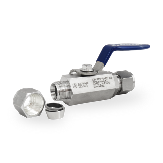 Válvula Bola A. Inox S316 1/2" OD (2000 psi)