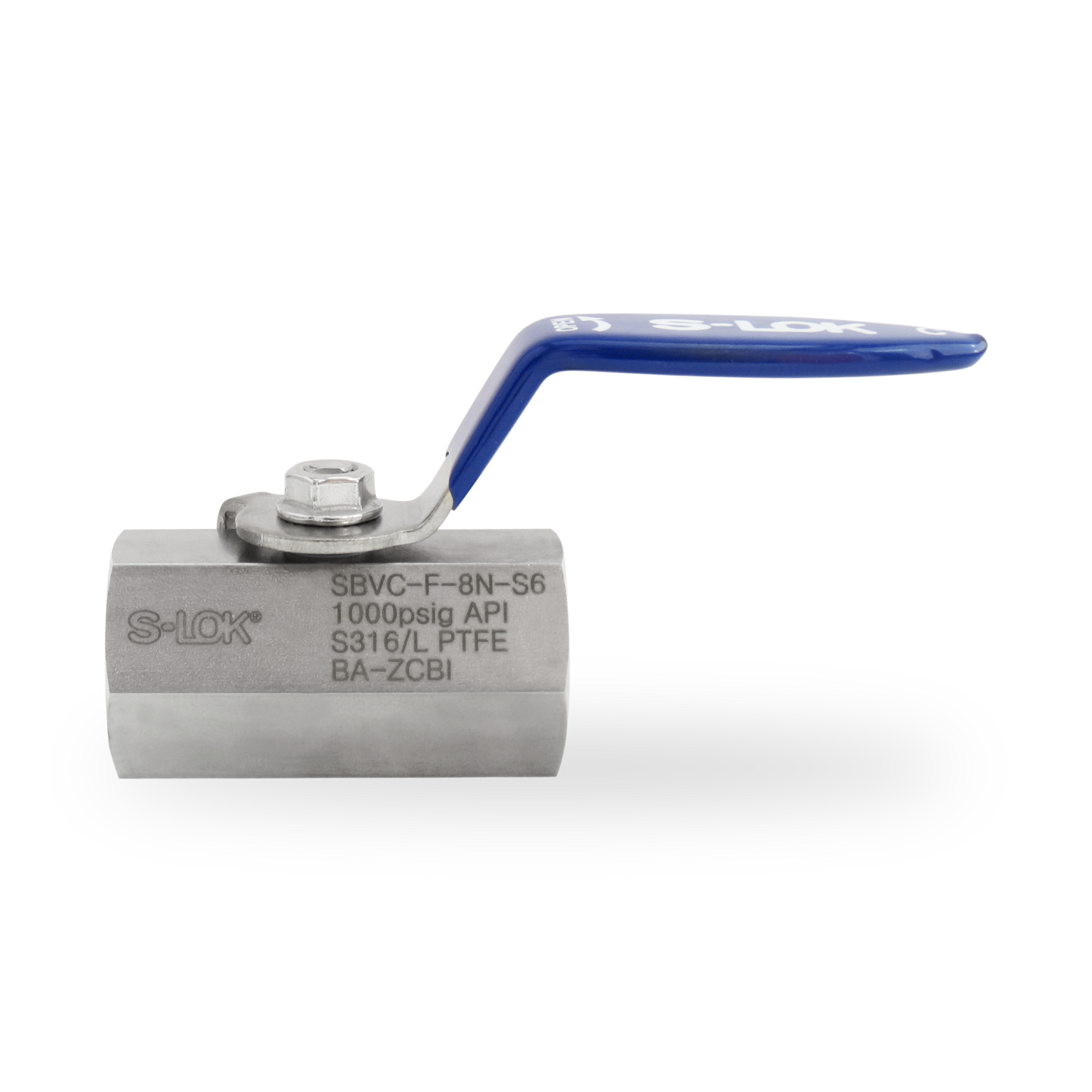 Válvula Bola A. Inox S316 1/2 NPT Roscada Hembra (1000 psi)