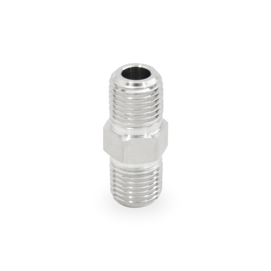Niple Corto Hexagonal 1/4" NPT Roscado, A. Inox S316