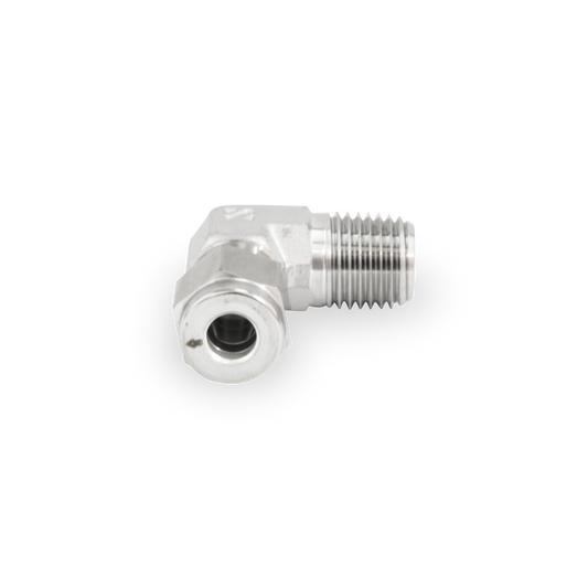 Racor Codo Macho 1/4" OD X 1/4 NPT