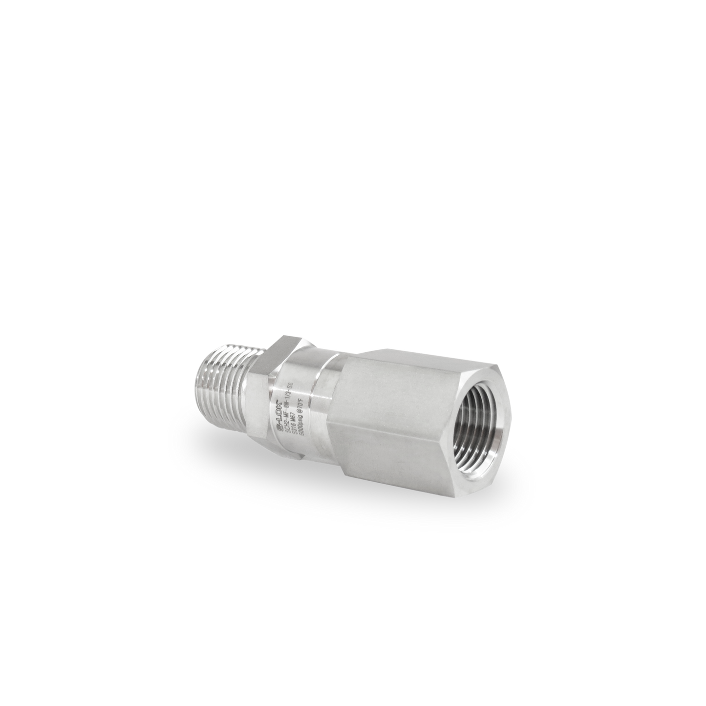 Válvula Check 1/2" NPT Macho-Hembra Roscada (Craking 1/3 psi)