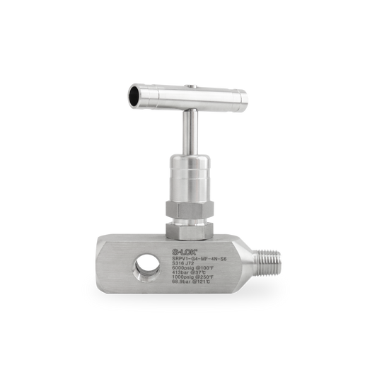 Válvula Multipuertos tipo Raíz A Inox S316 1/4" Macho-Hembra Roscada