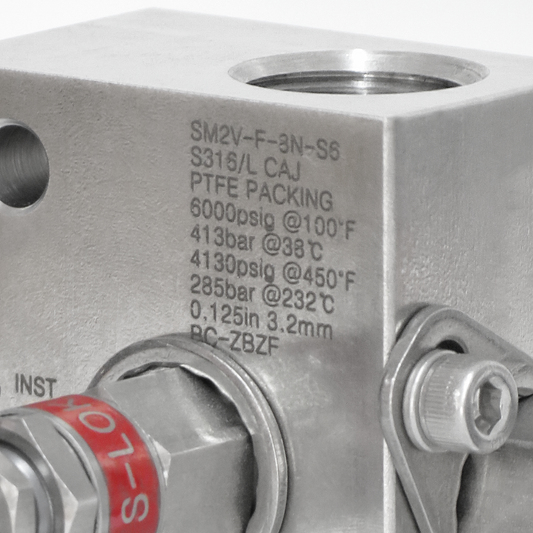 Manifold 2 vias de 1/2" NPT Hembra roscada, Purga 1/2" NPT