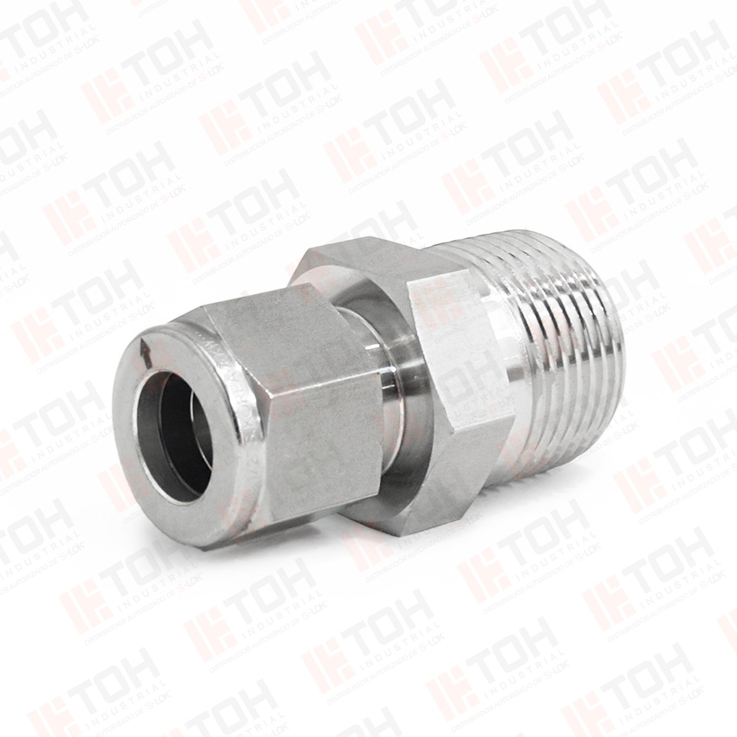 Racor Recto Macho 1/2" OD x 3/4" NPT