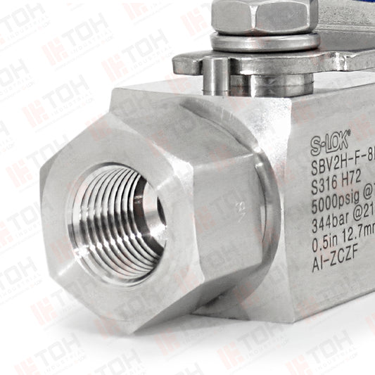 Válvula de Bola 1/2" NPT Roscada Hembra
