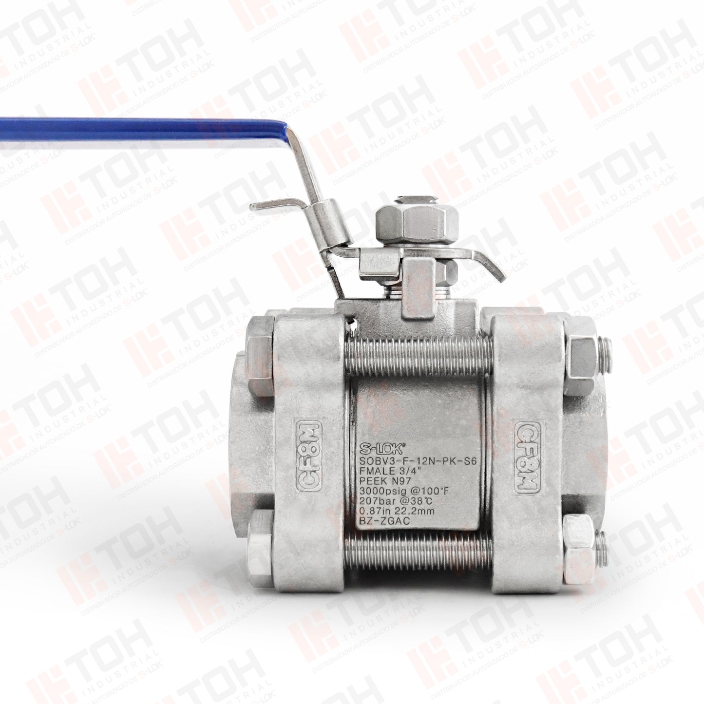 Válvula de Bola 3/4" NPT Roscada Hembra