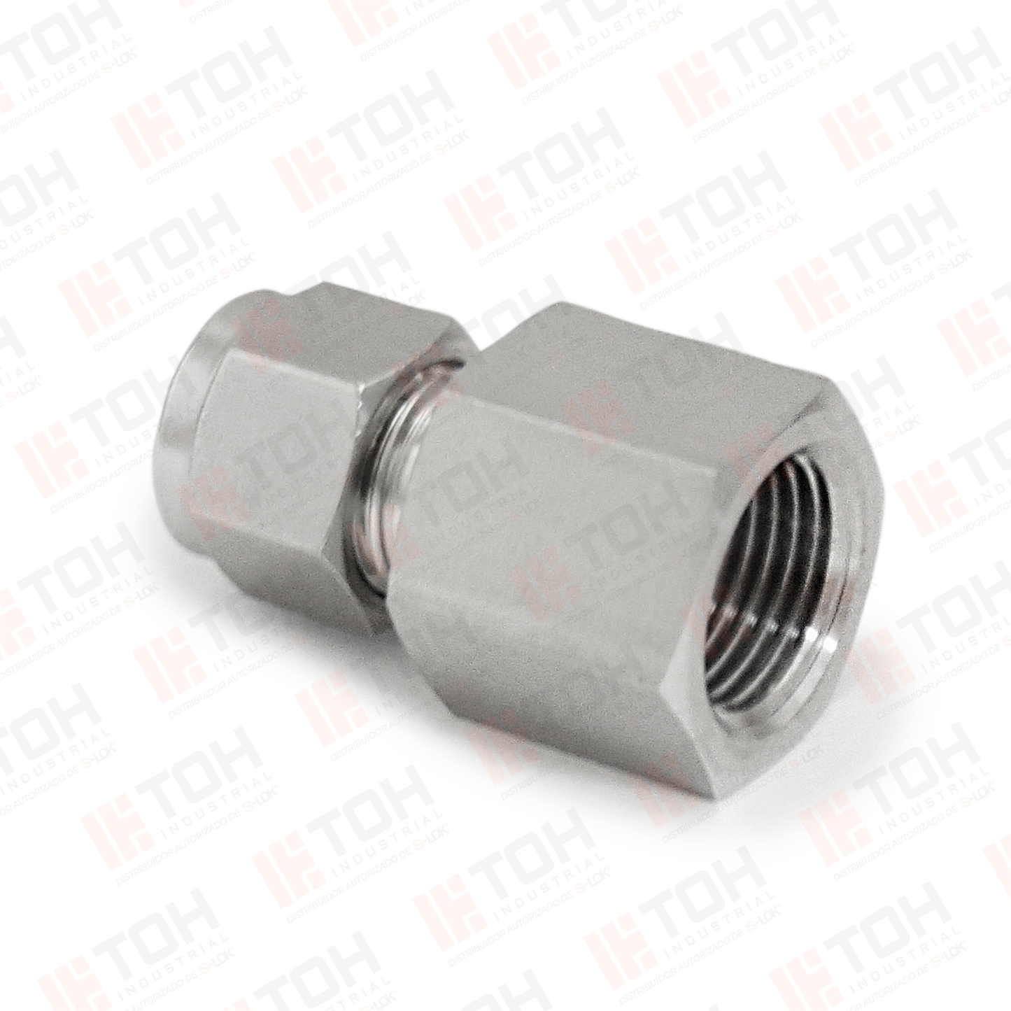 Racor Recto Hembra 3/8" OD x 1/4" NPT