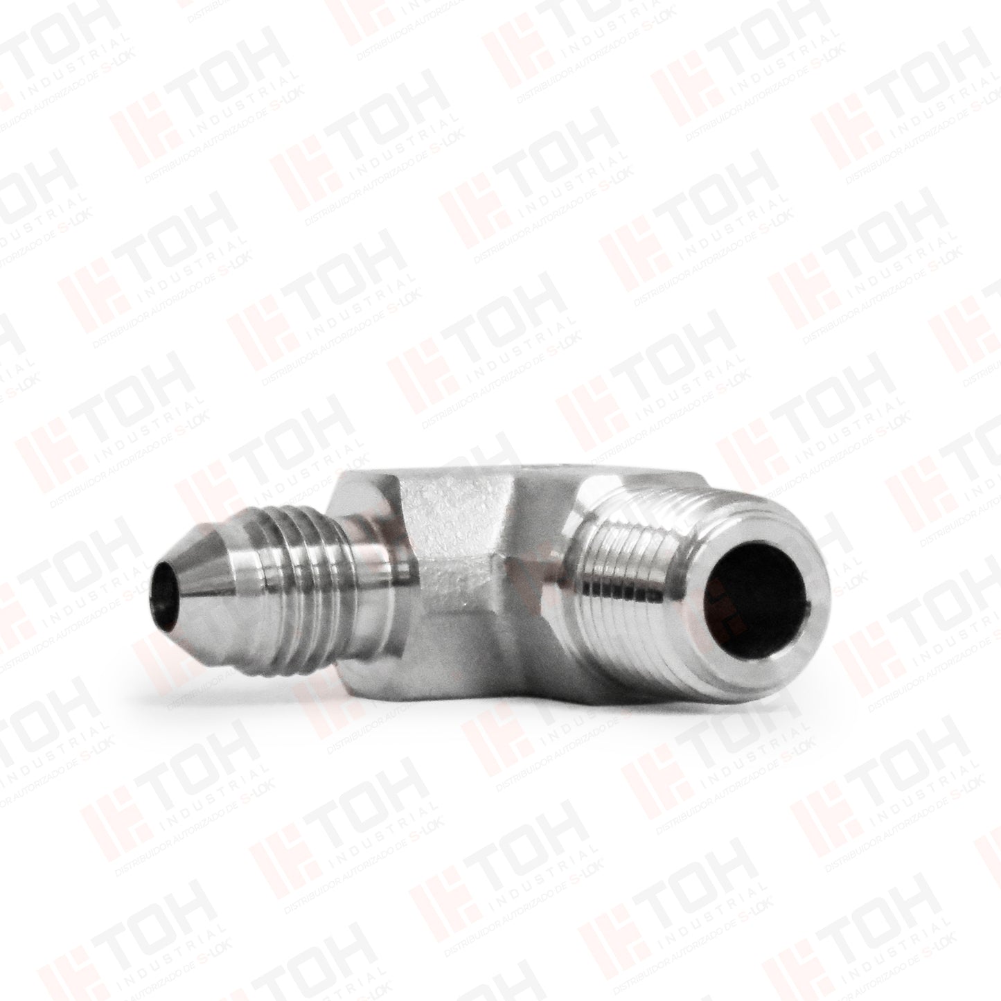 Adaptador Codo 90° Macho 1/4" x 1/4" NPT Macho