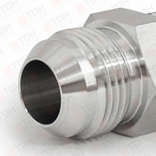 Adaptador Recto 3/4" Flared 37°-JIC x 3/4" NPT Macho Roscado