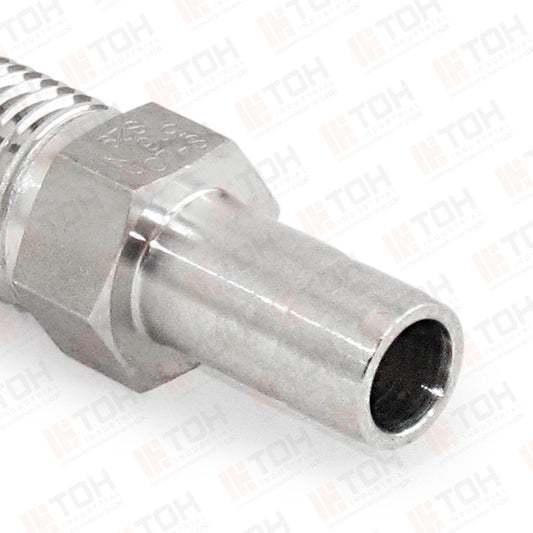 Adaptador Reductor (Manguito) 1/4" OD-Tube x 1/4" NPT Macho