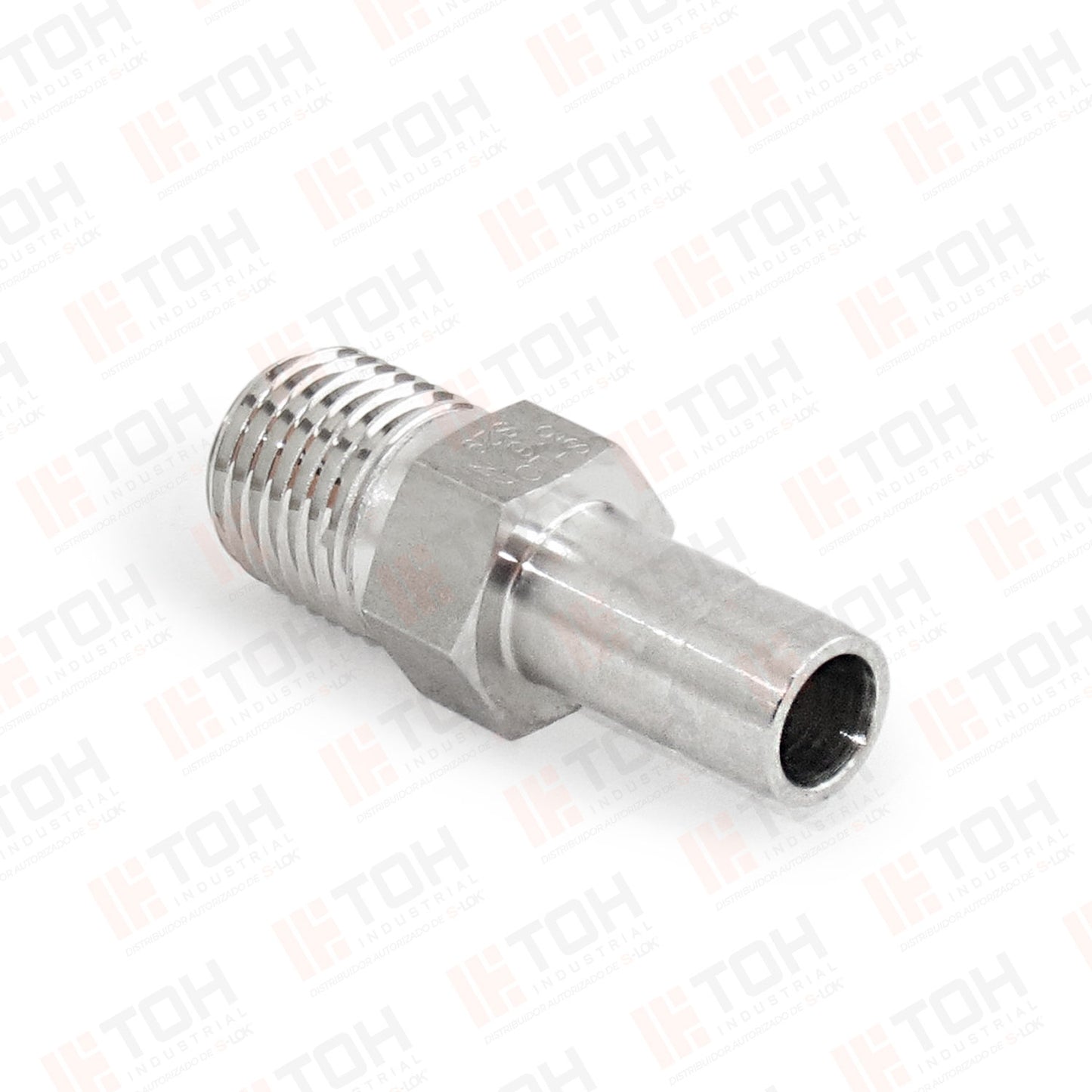 Adaptador Reductor (Manguito) 1/4" OD-Tube x 1/4" NPT Macho