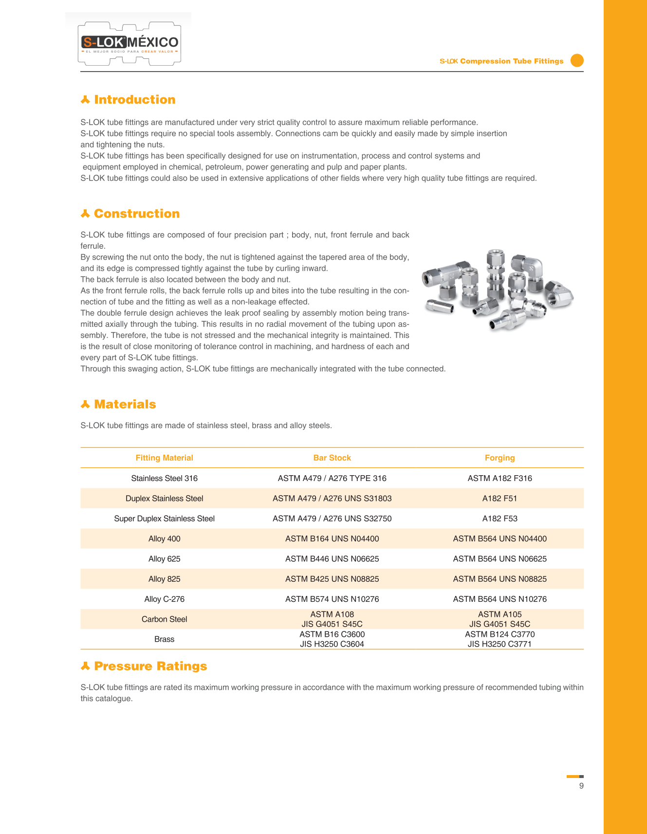 Adaptador (Manguito) 1/2 OD-Tube X NPT Hembra