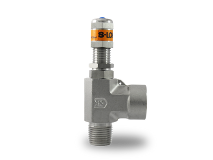 Válvula de Relevo (Alivio) en A Inox S316 1/2" Macho-Hembra NPT Roscada