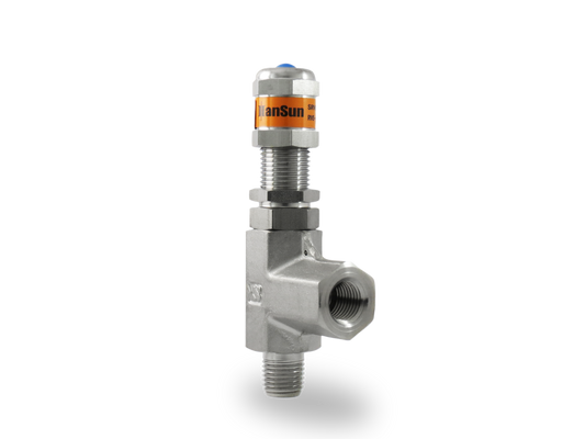 Válvula de Relevo (Alivio) en A Inox S316 1/4" Macho-Hembra NPT Roscada