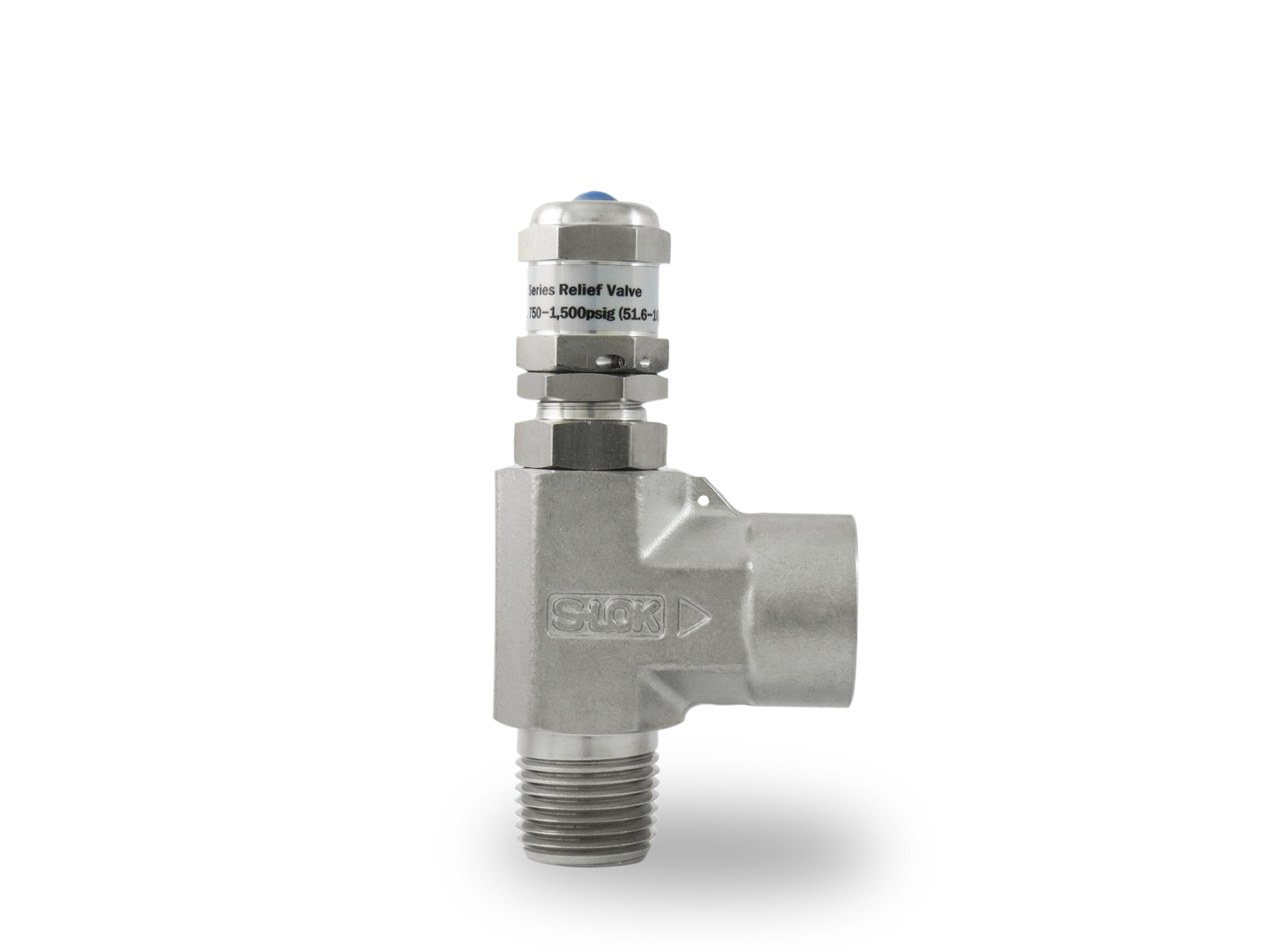 Válvula de Relevo (Alivio) en A Inox S316 1/2" Macho-Hembra NPT Roscada