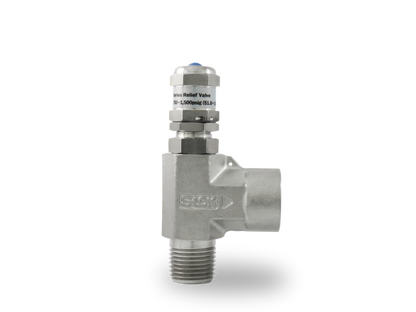 Válvula de Relevo (Alivio) en A Inox S316 1/2" Macho-Hembra NPT Roscada