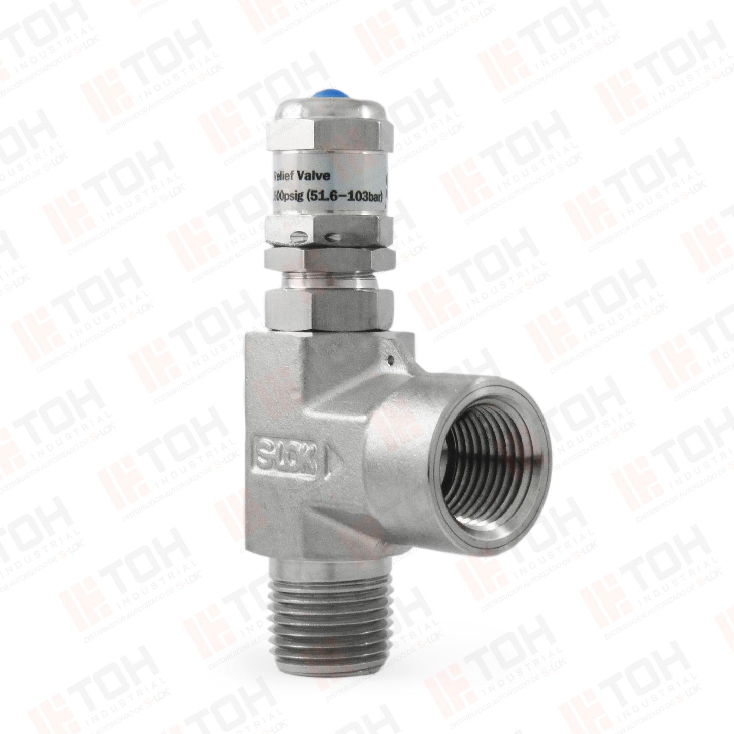 Válvula de Relevo (Alivio) 1/2" Macho-Hembra NPT Roscada