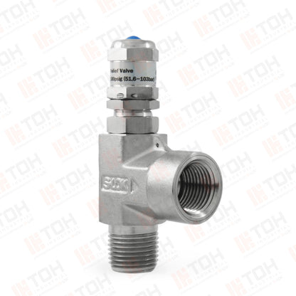 Válvula de Relevo (Alivio) 1/2" Macho-Hembra NPT Roscada