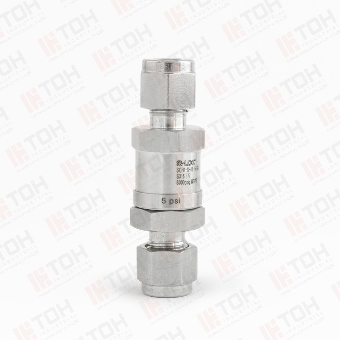 Válvula Check 1/4" OD (Craking 5 psi)