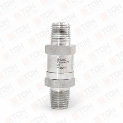 Válvula Check 1/4" NPT Roscada Macho (Craking 1 psi)