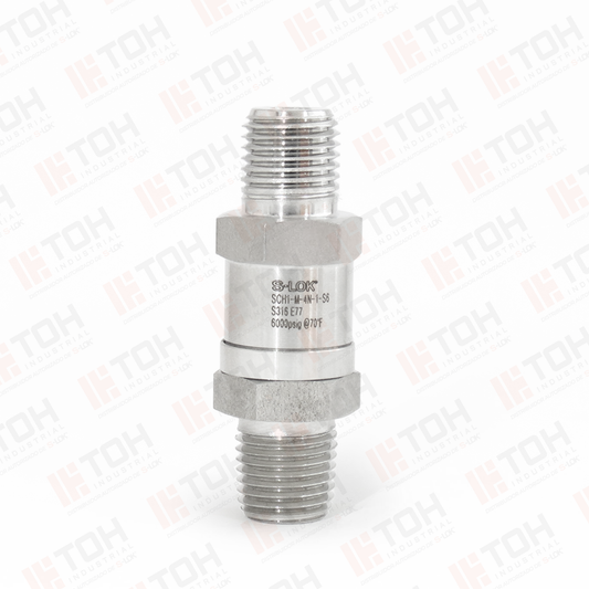 Válvula Check 1/4" NPT Roscada Macho (Craking 1 psi)
