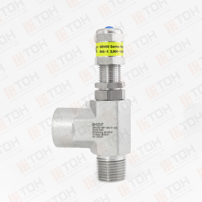 Válvula de Relevo (Alivio) 1/2" Macho-Hembra NPT Roscada (6,000 psi)
