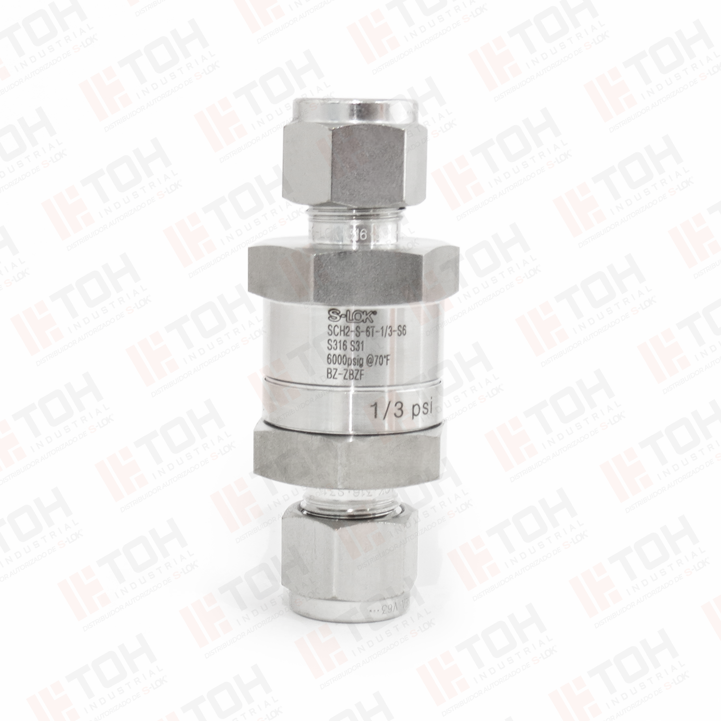 Válvula Check 3/8" OD (Craking 1/3 psi)