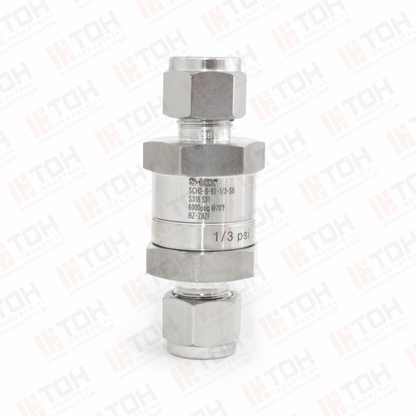 Válvula Check 3/8" OD (Craking 1/3 psi)