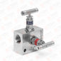 Manifold 2 vias de 1/2" NPT Hembra roscada, Purga 1/2" NPT
