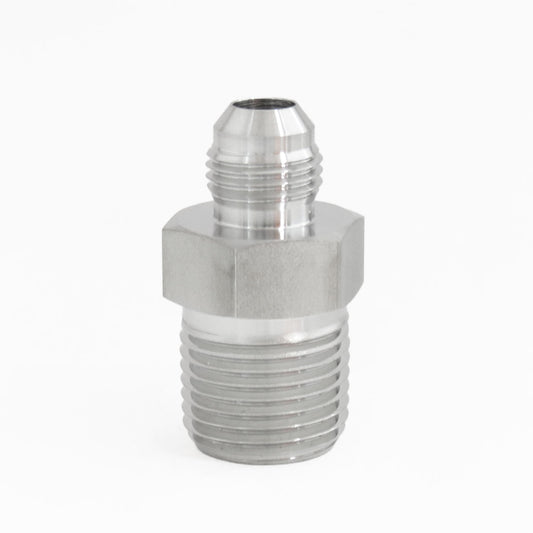 Adaptador Recto 3/8" Flared 37°- JIC x 1/4" NPT Macho Roscado