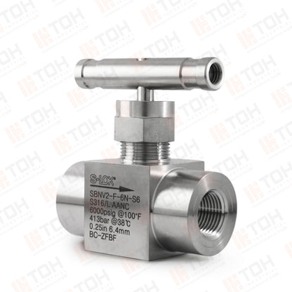 Válvula de Aguja 3/8" Hembra Roscada NPT