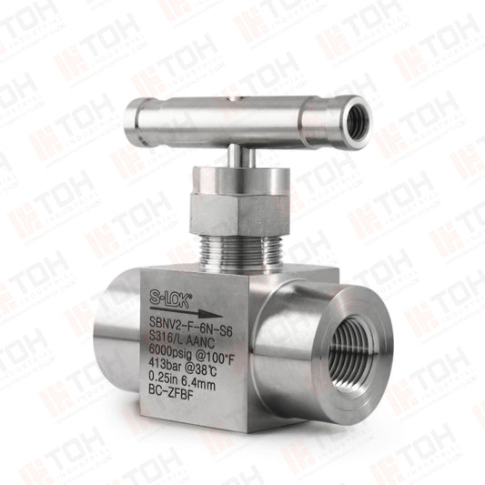 Válvula de Aguja 3/8" Hembra Roscada NPT