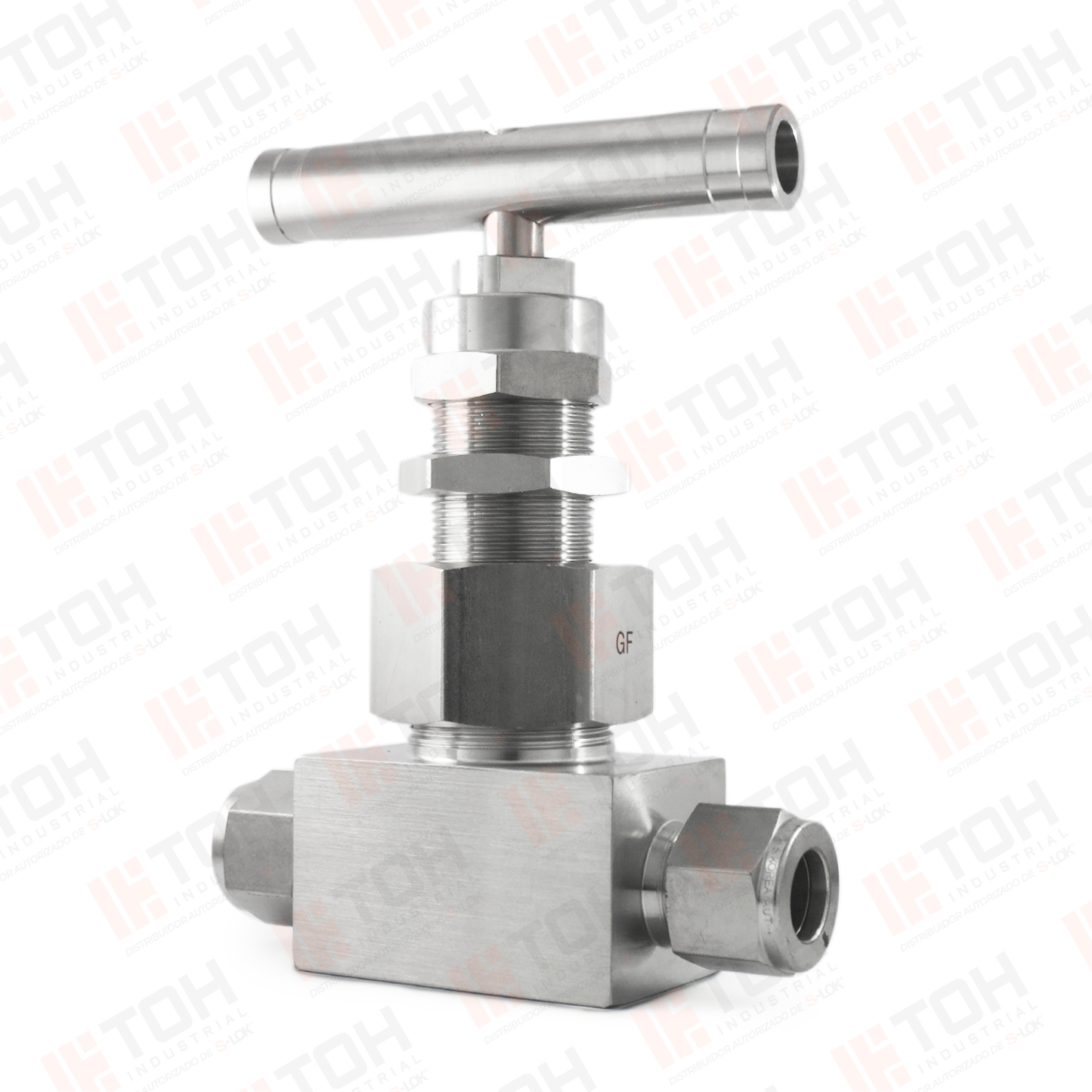 Válvula de Aguja 1/2" OD Bonete Unión