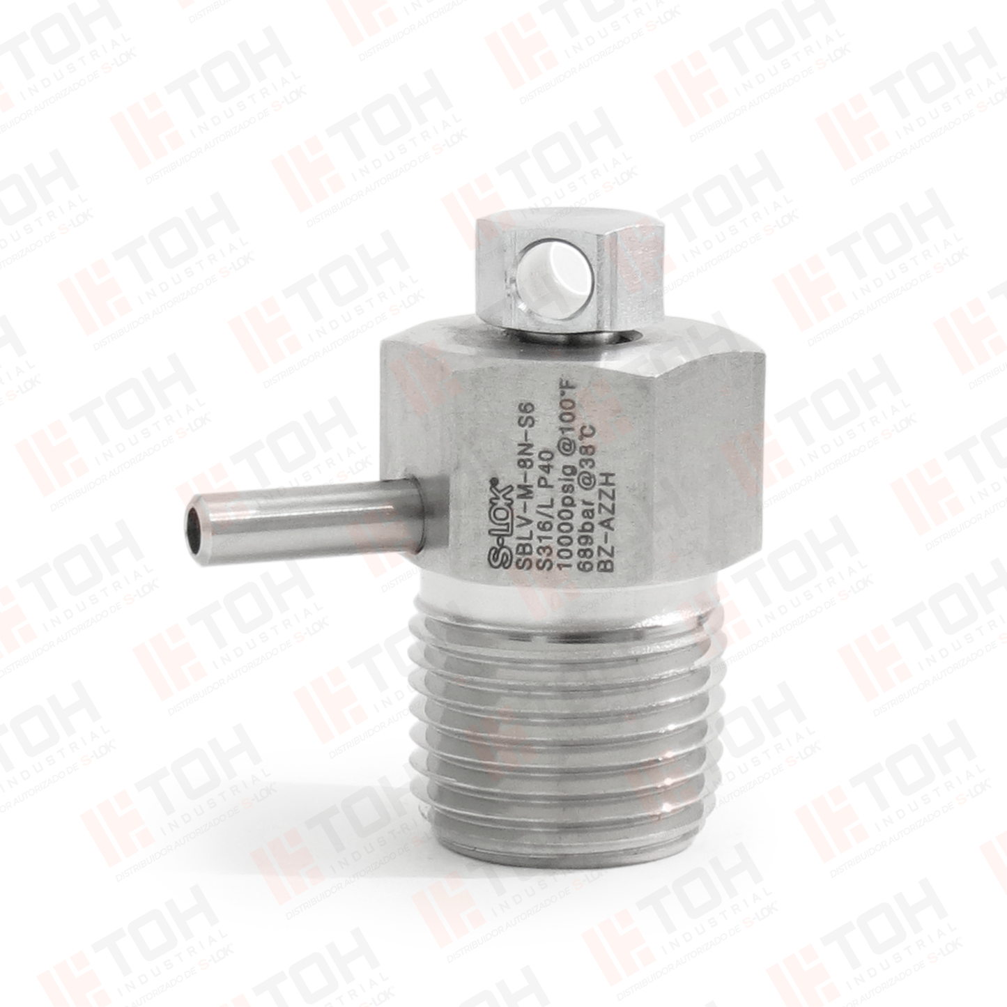 Válvula Purga 1/2" NPT Roscado Macho