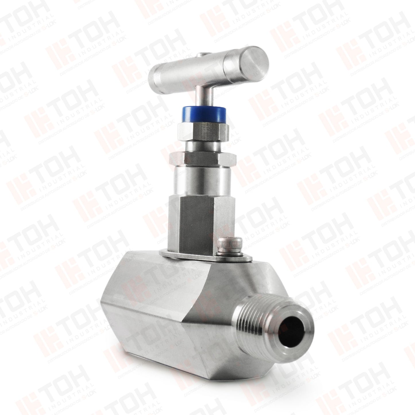 Válvula de Aguja 1/2" Macho-Hembra NPT Roscada