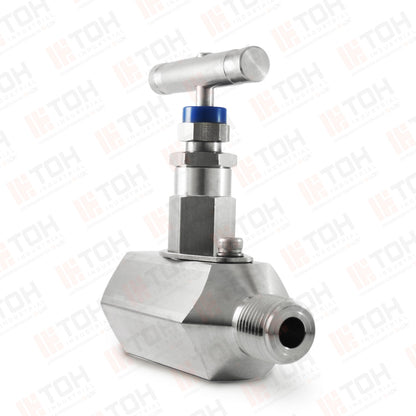 Válvula de Aguja 1/2" Macho-Hembra NPT Roscada