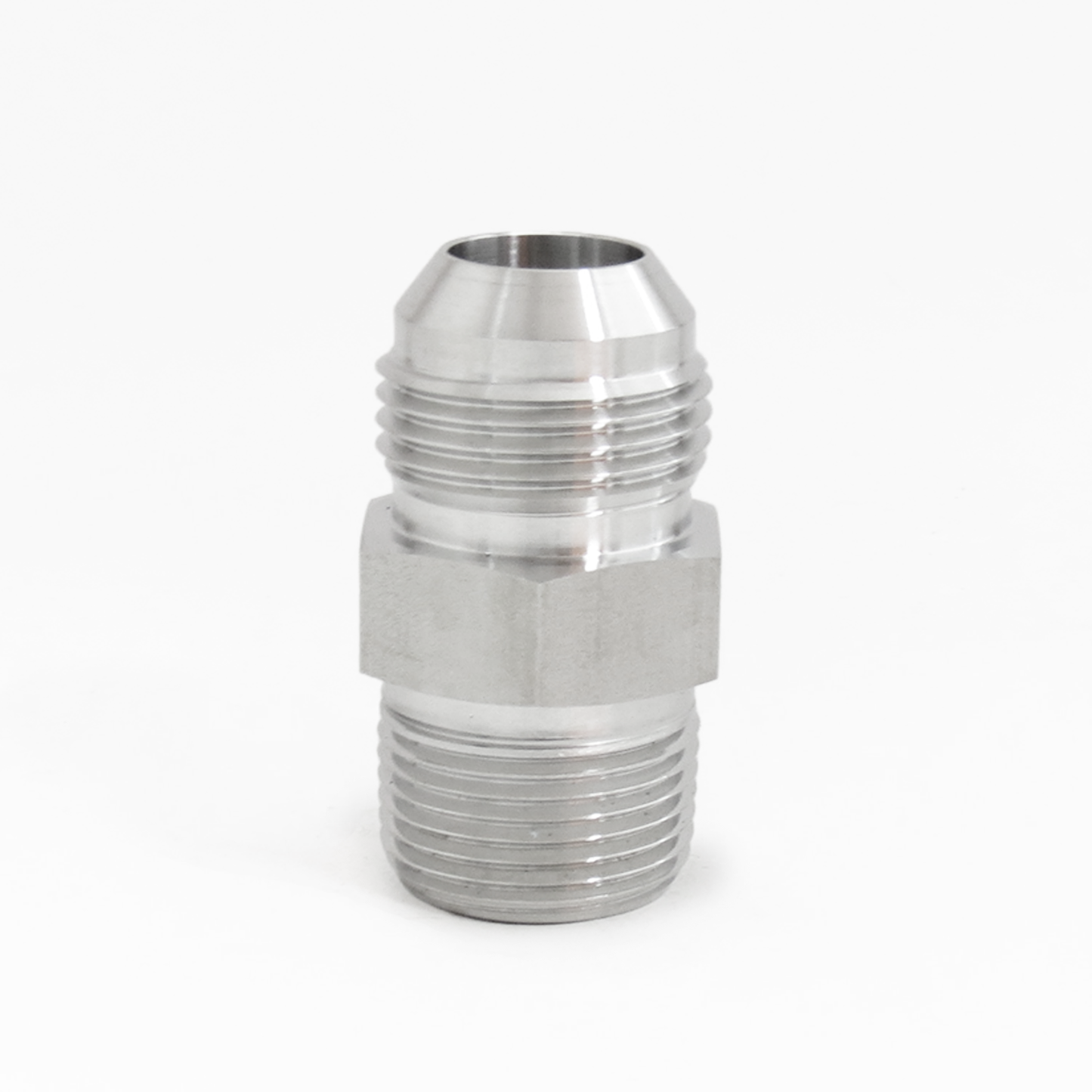 Adaptador Recto 3/4" Flared 37°- JIC (SAE J514) x 3/4" NPT Macho Roscado