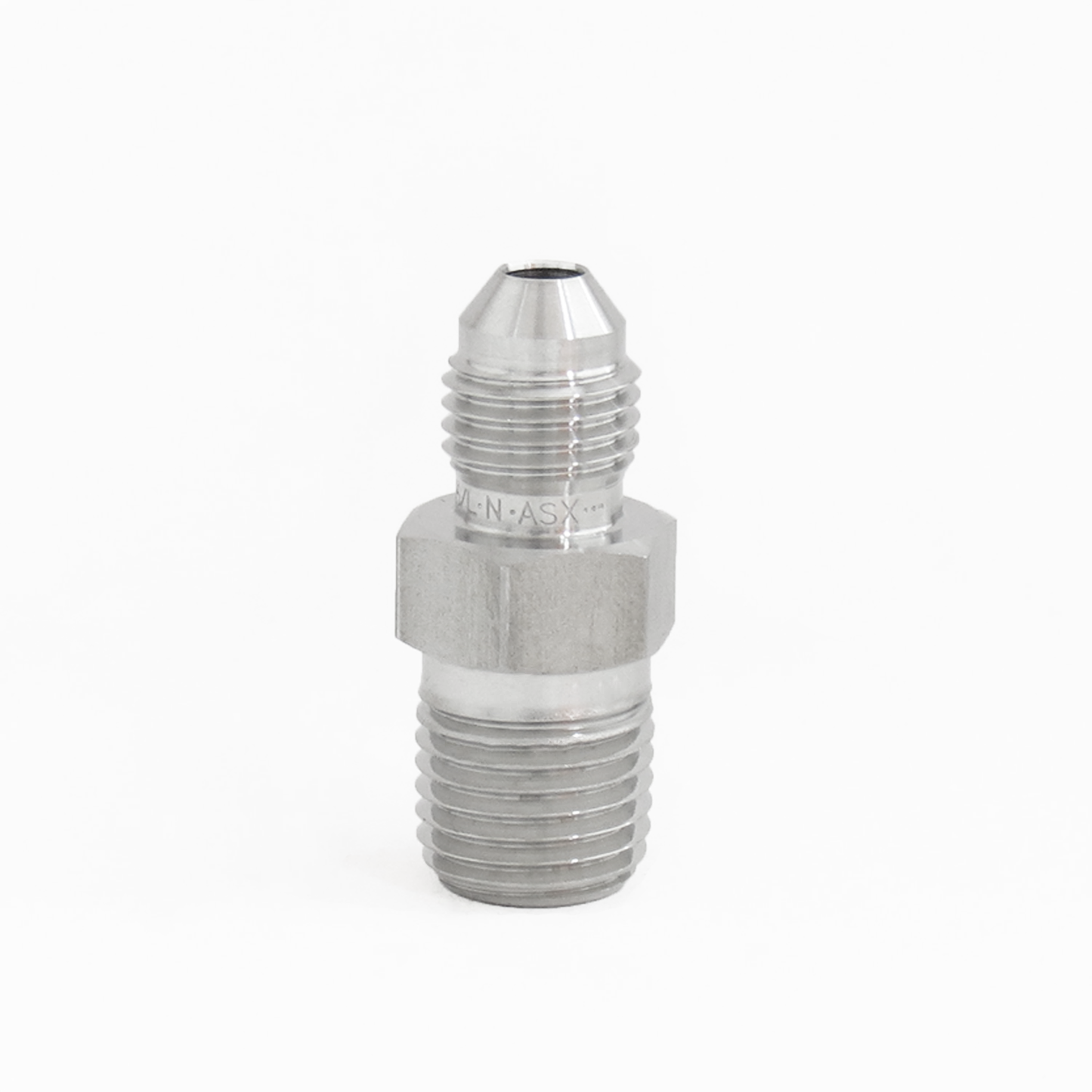 Adaptador Recto 1/4" Flared 37°- JIC x 1/4" NPT Macho Roscado