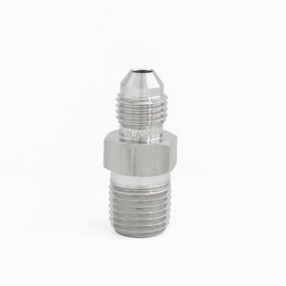 Adaptador Recto 1/4" Flared 37°- JIC x 1/4" NPT Macho Roscado