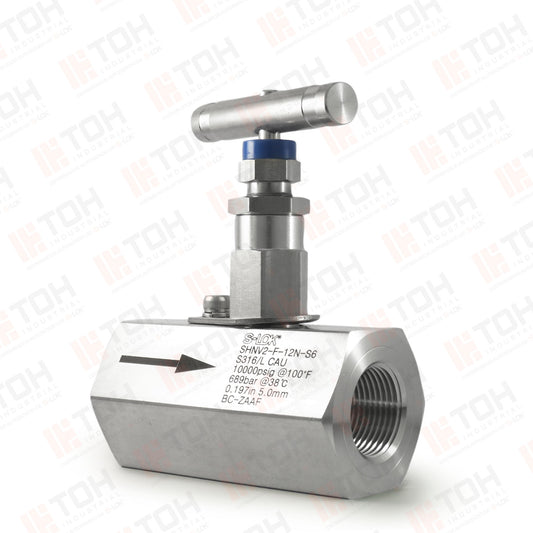 Válvula de Aguja 3/4" Hembra NPT Roscada