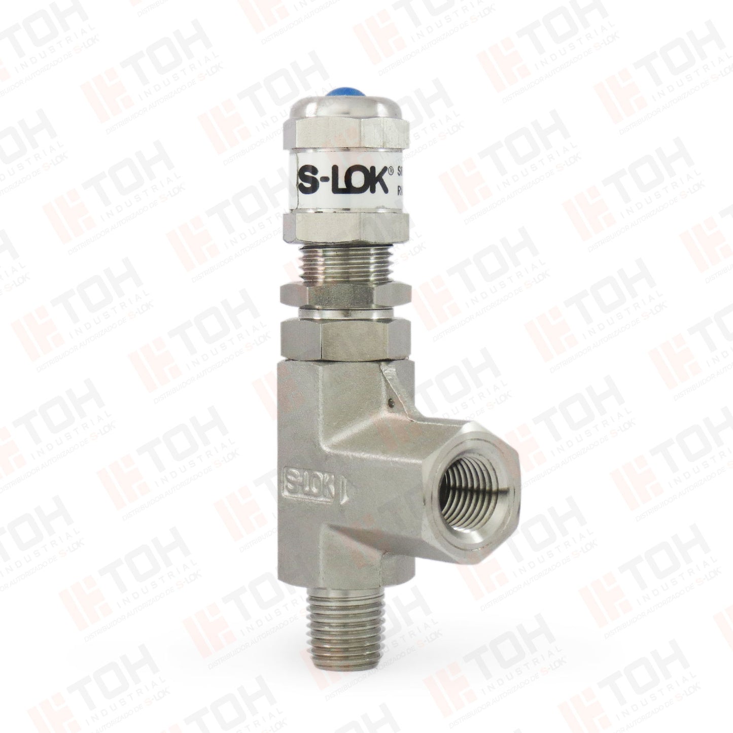 Válvula de Relevo (Alivio) en A Inox S316 1/4" Macho-Hembra NPT Roscada