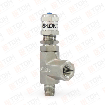 Válvula de Relevo (Alivio) en A Inox S316 1/4" Macho-Hembra NPT Roscada